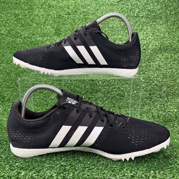Adidas Adizero Avanti Boost  Sz 8.5 Track Field Spikes Cleats Black White CG3831 main image 15